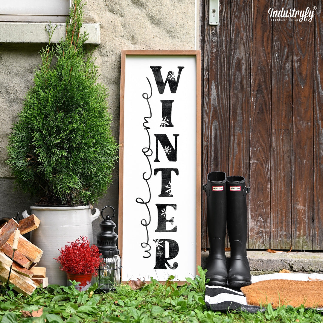 Landhaus Schild | Welcome Winter No1