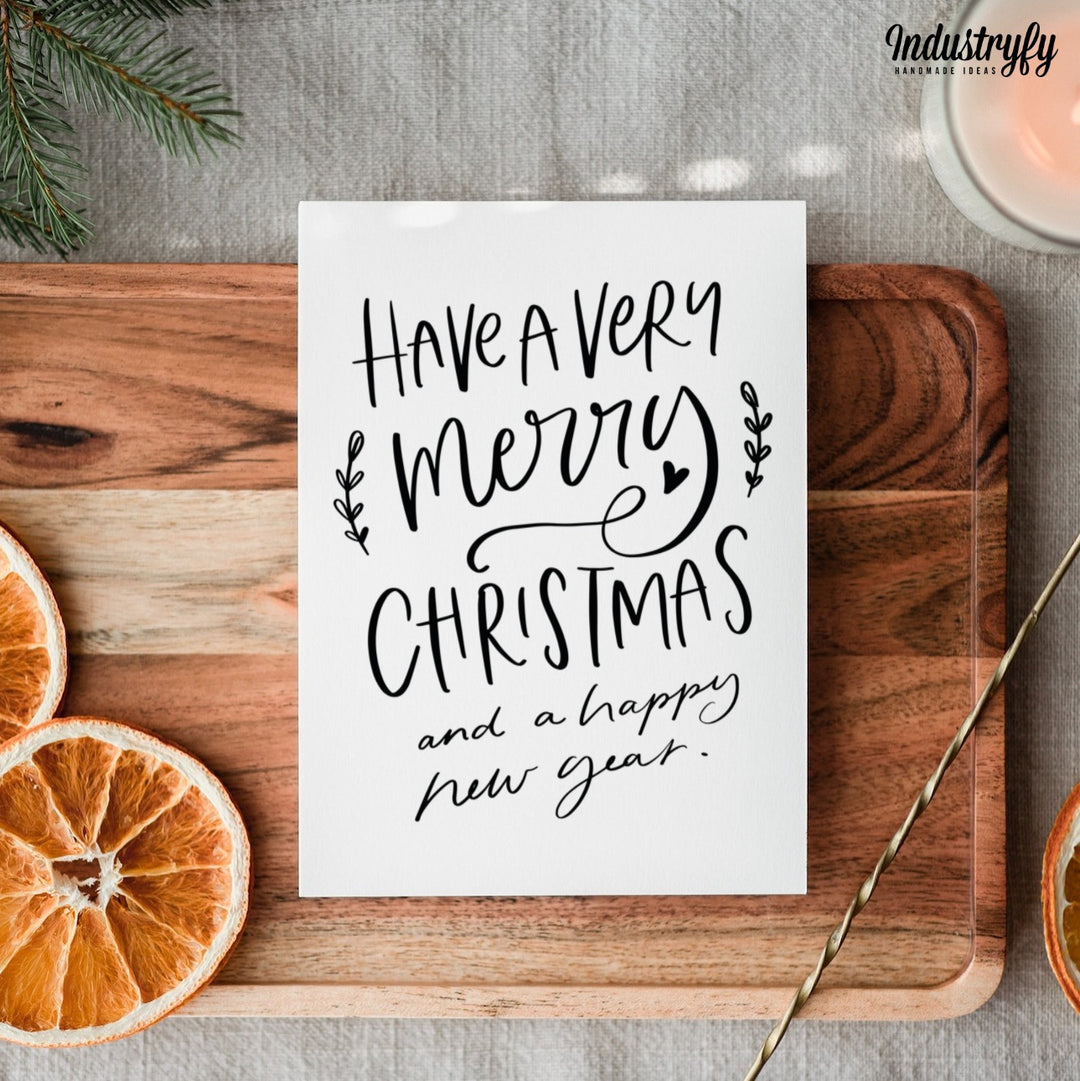 Weihnachtskarte | Have a very merry christmas