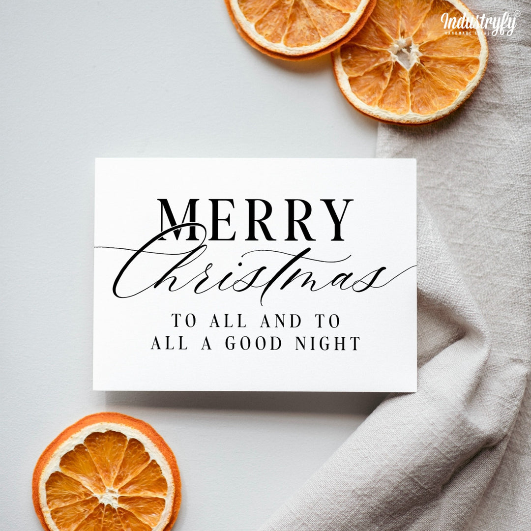 Weihnachtskarte | Merry christmas to all