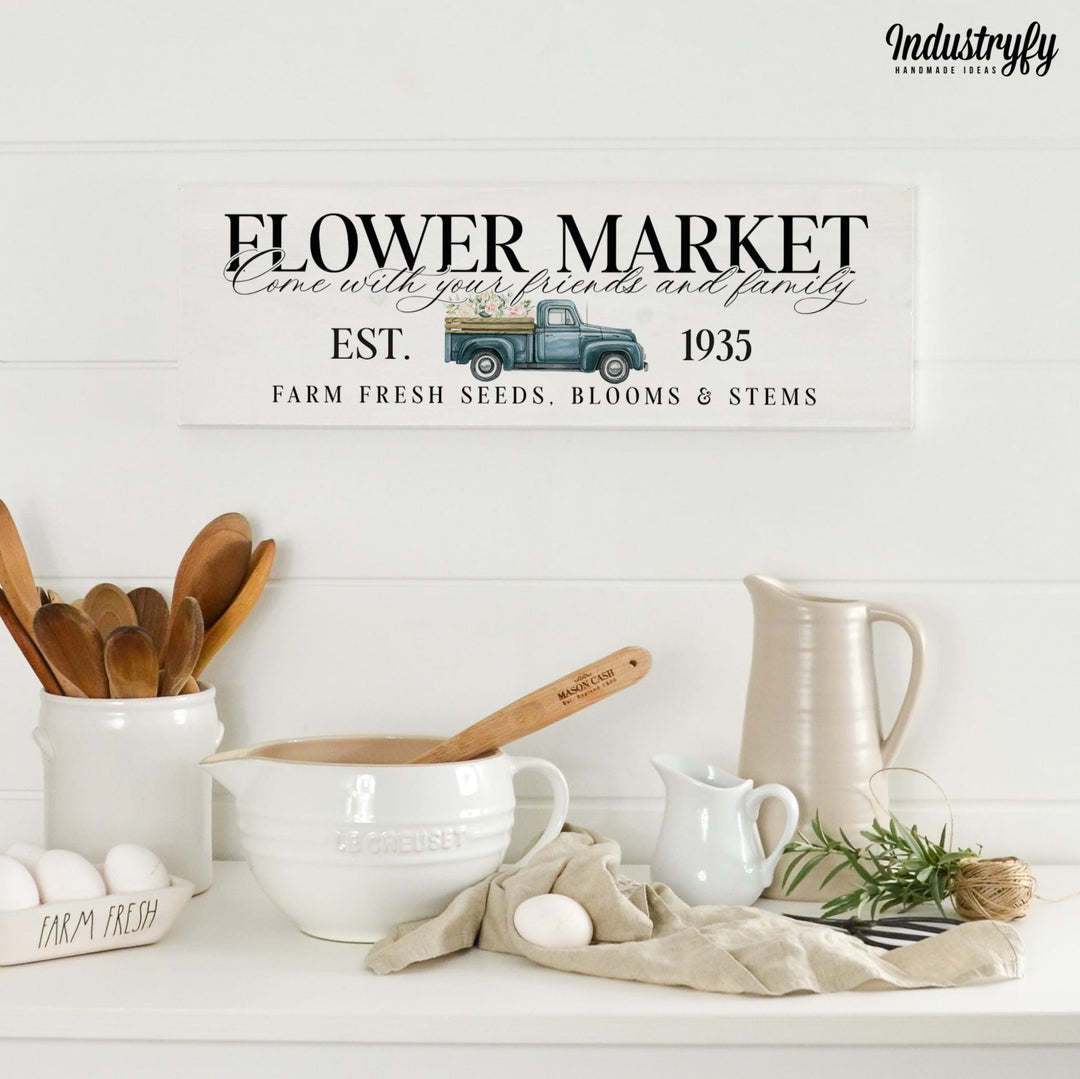 Landhaus Board | Flower Market Truck No3