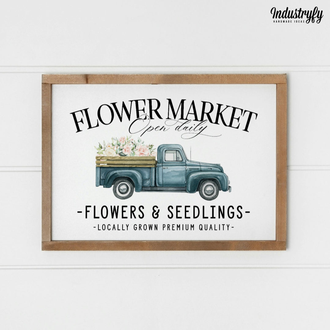Landhaus Schild | Flower Market Truck No1