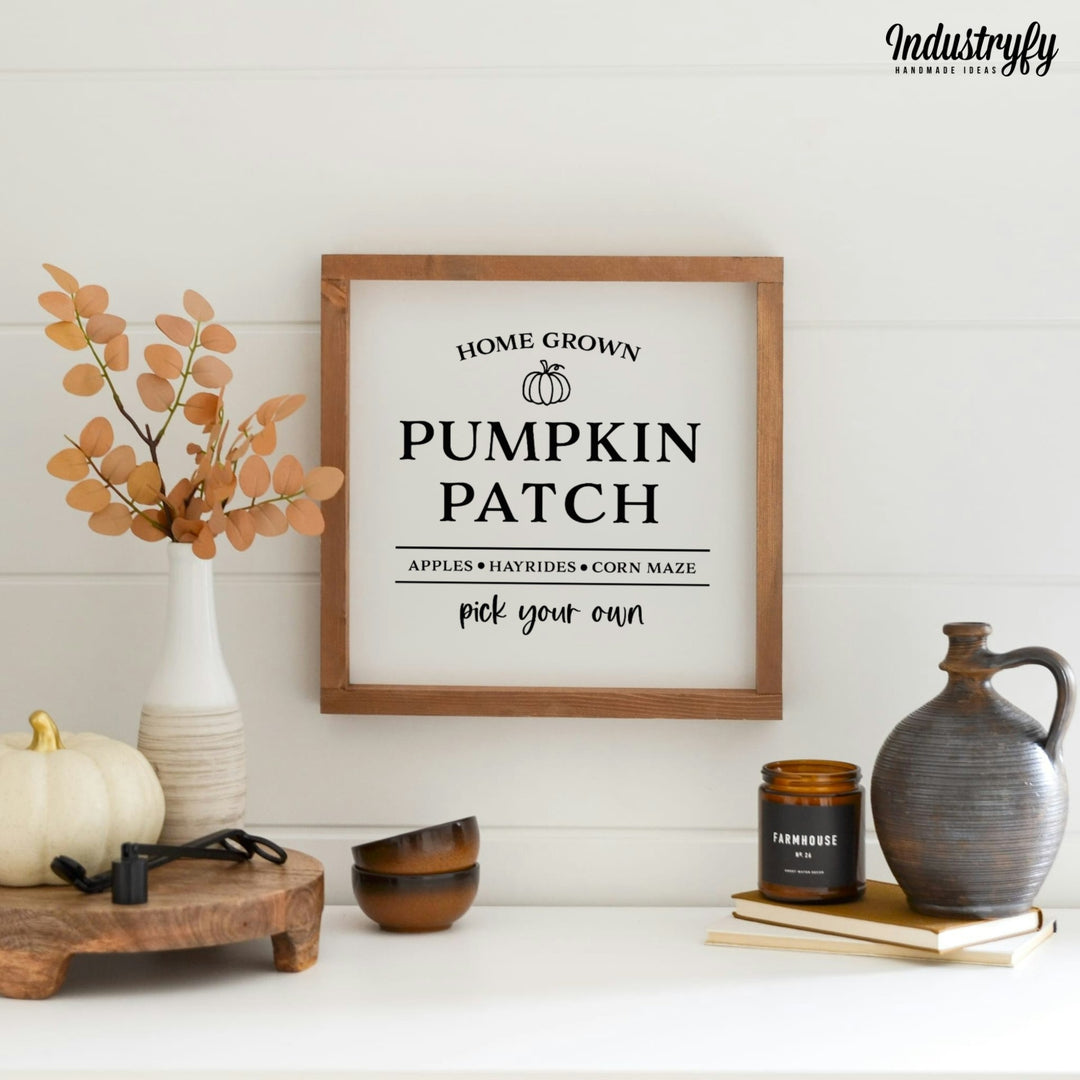 Landhaus Schild | Home Grown Pumpkin Patch