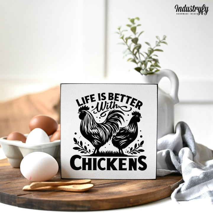 Miniblock | Life is better with chickens