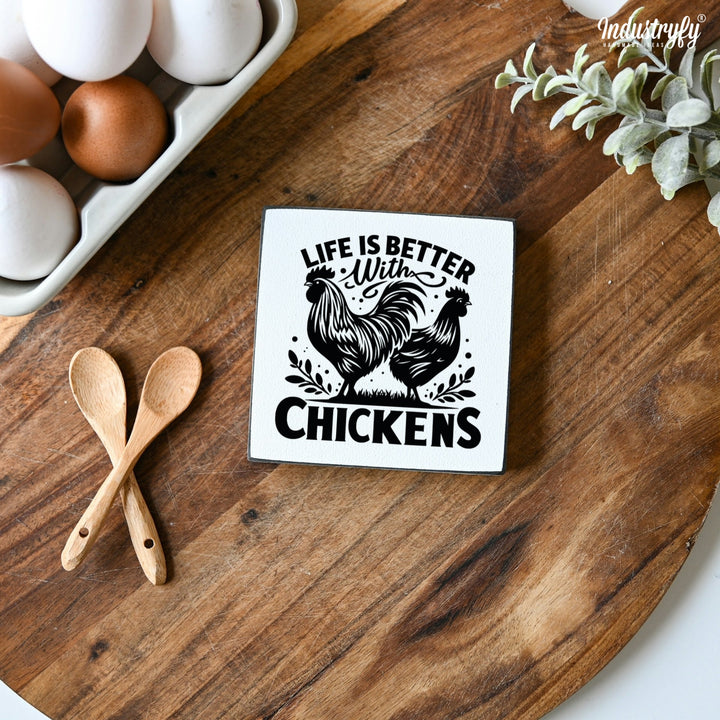 Miniblock | Life is better with chickens