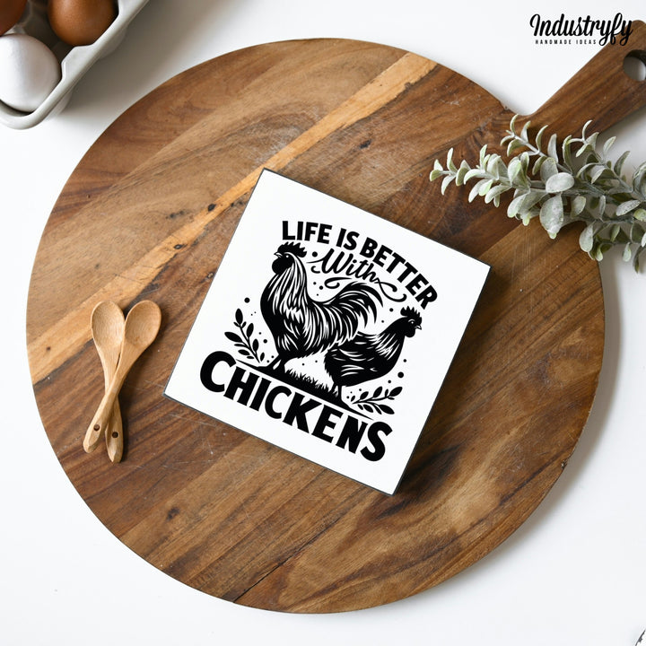 Miniblock | Life is better with chickens