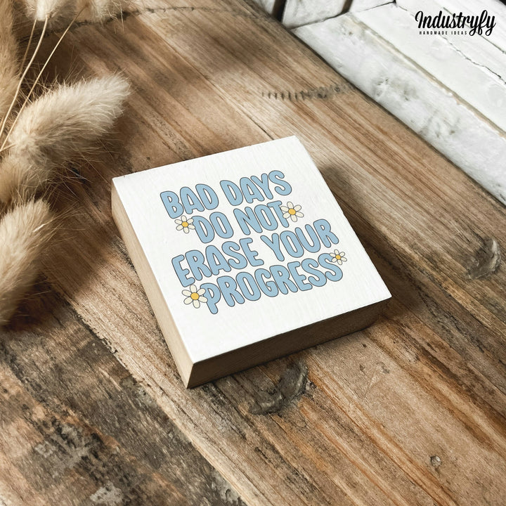 Kühlschrankmagnet Holz Bad Days, Holzmagnet von Industryfy