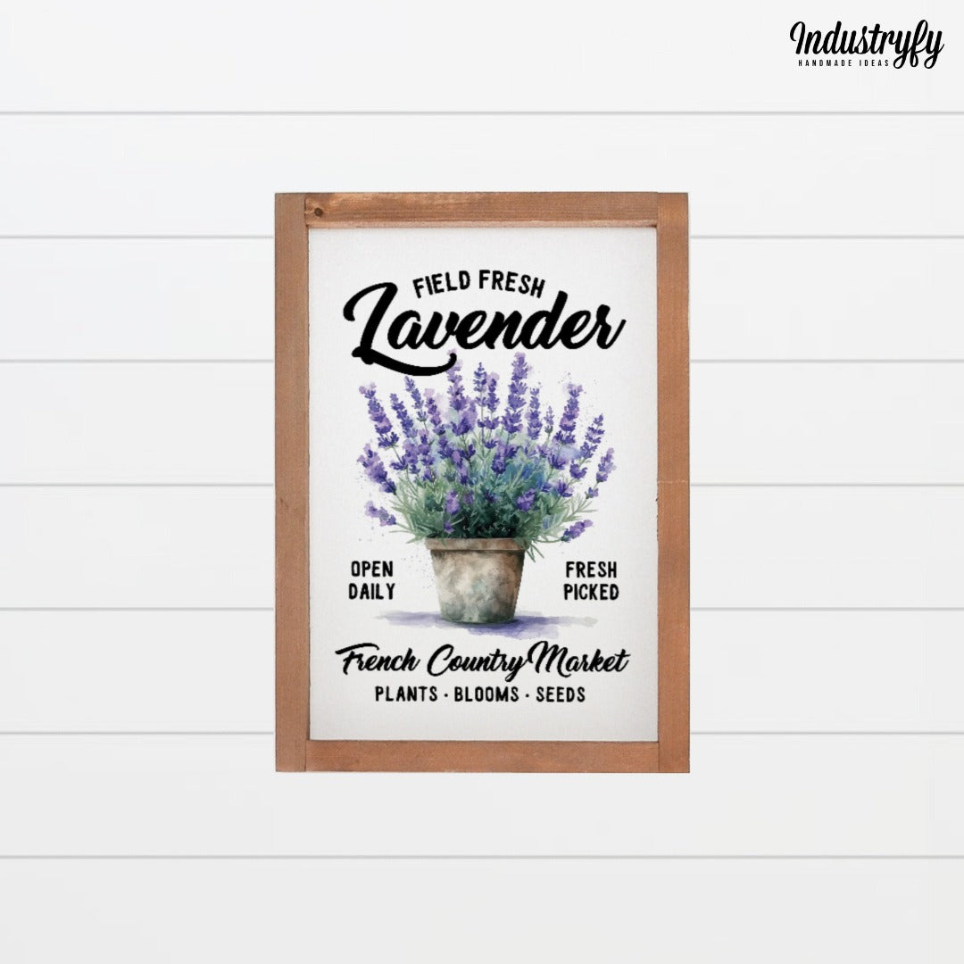 Landhaus Schild | Field fresh Lavender