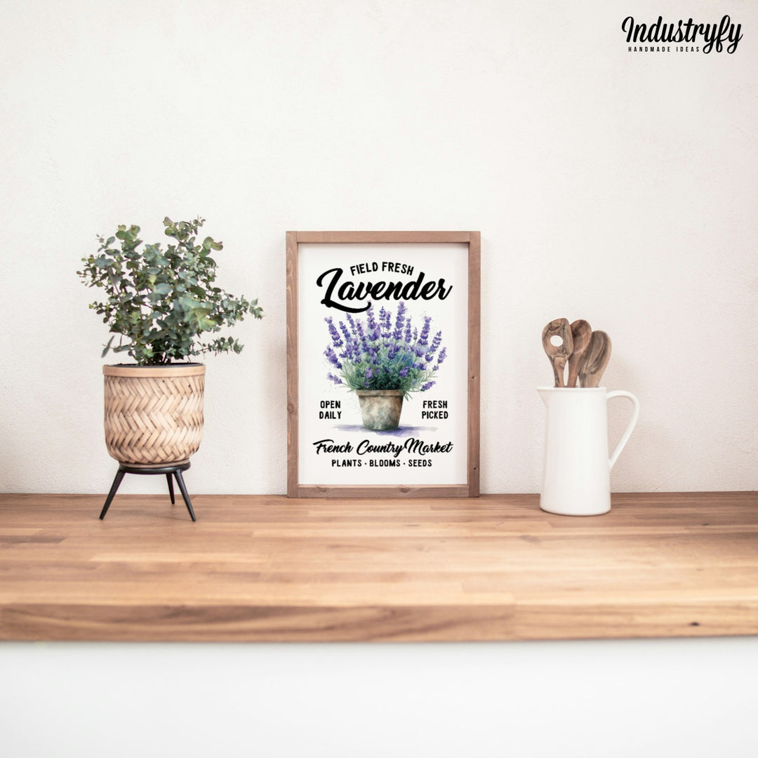 Landhaus Schild | Field fresh Lavender