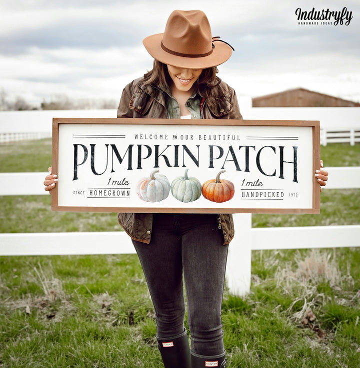 Landhaus Schild | Pumpkin Patch No3