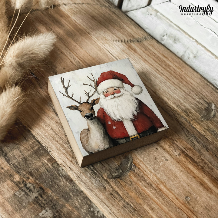 Magnet | Santa & Rudolph