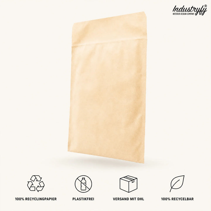 Plastikfreie Verpackung aus 100% Recyclingpapier, Versand mit DHL
