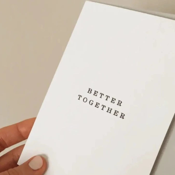 Grußkarte | Better together