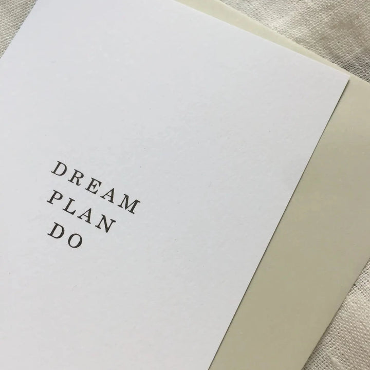 Grußkarte | Dream Plan Do