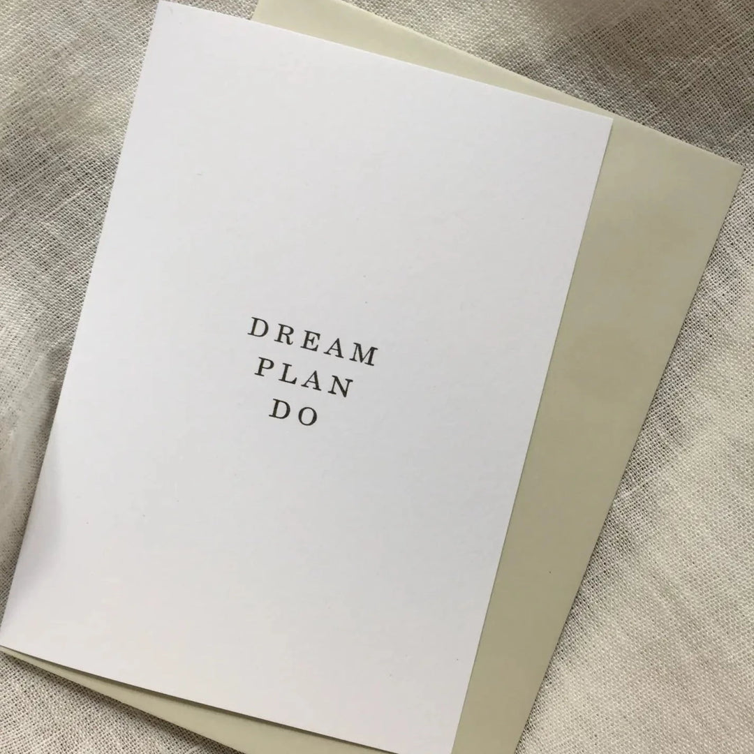 Grußkarte | Dream Plan Do