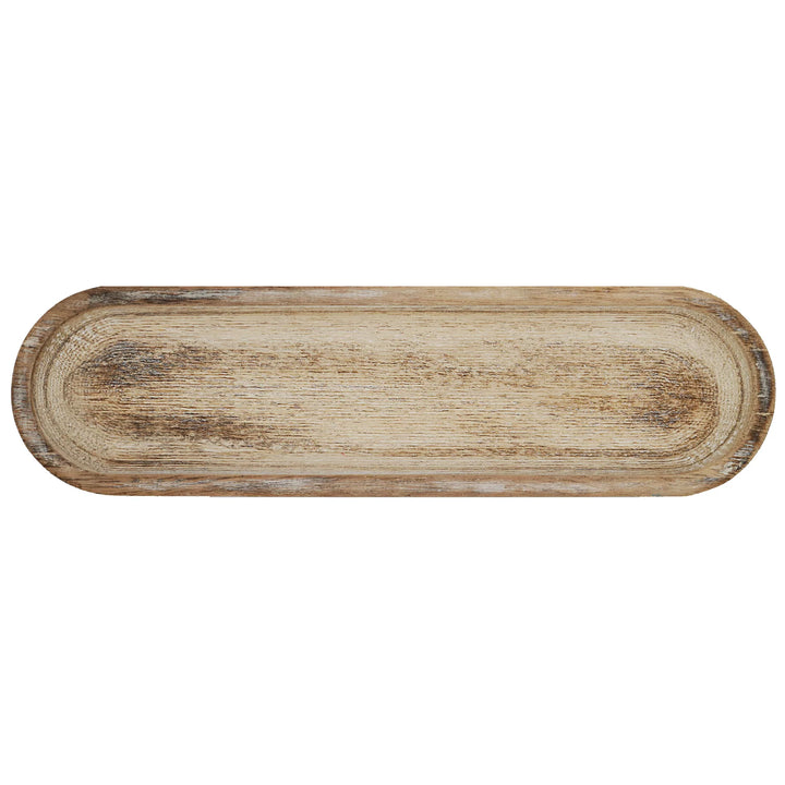 Holzschale | Rustikal - Oval lang
