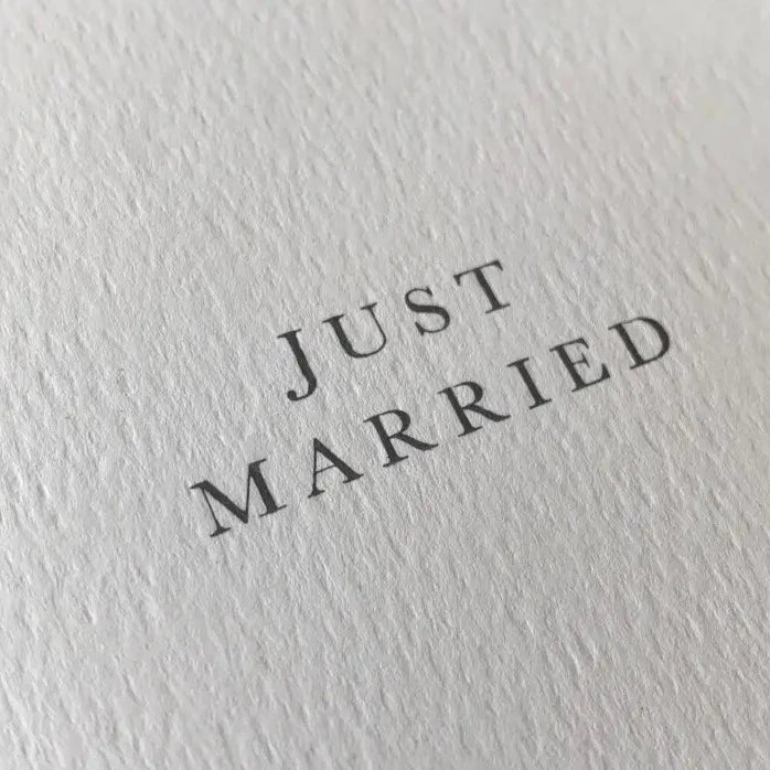 Grußkarte | Just married