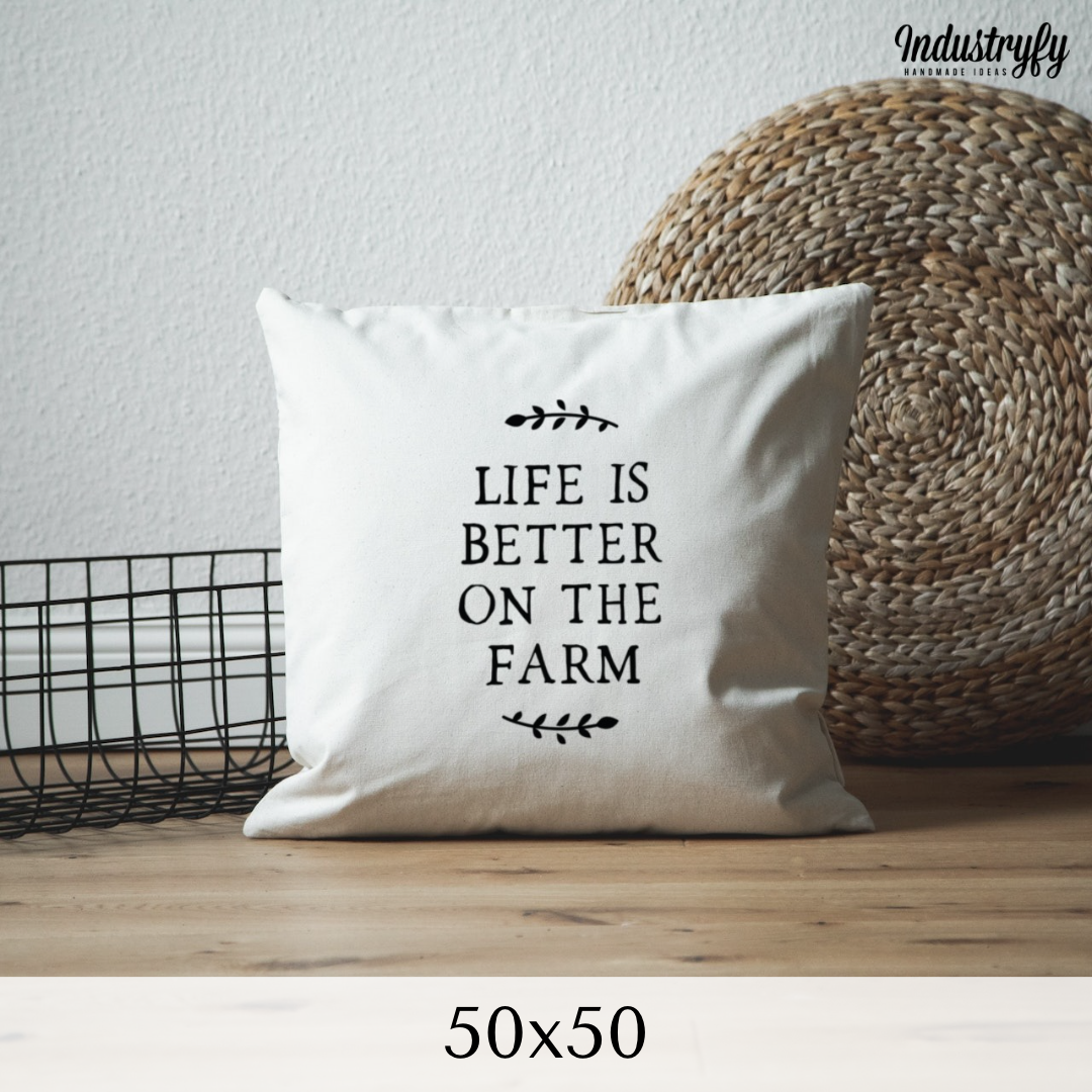 Kissenhülle | Life is better on the farm