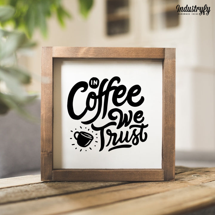 Landhaus Schild | In coffee we trust