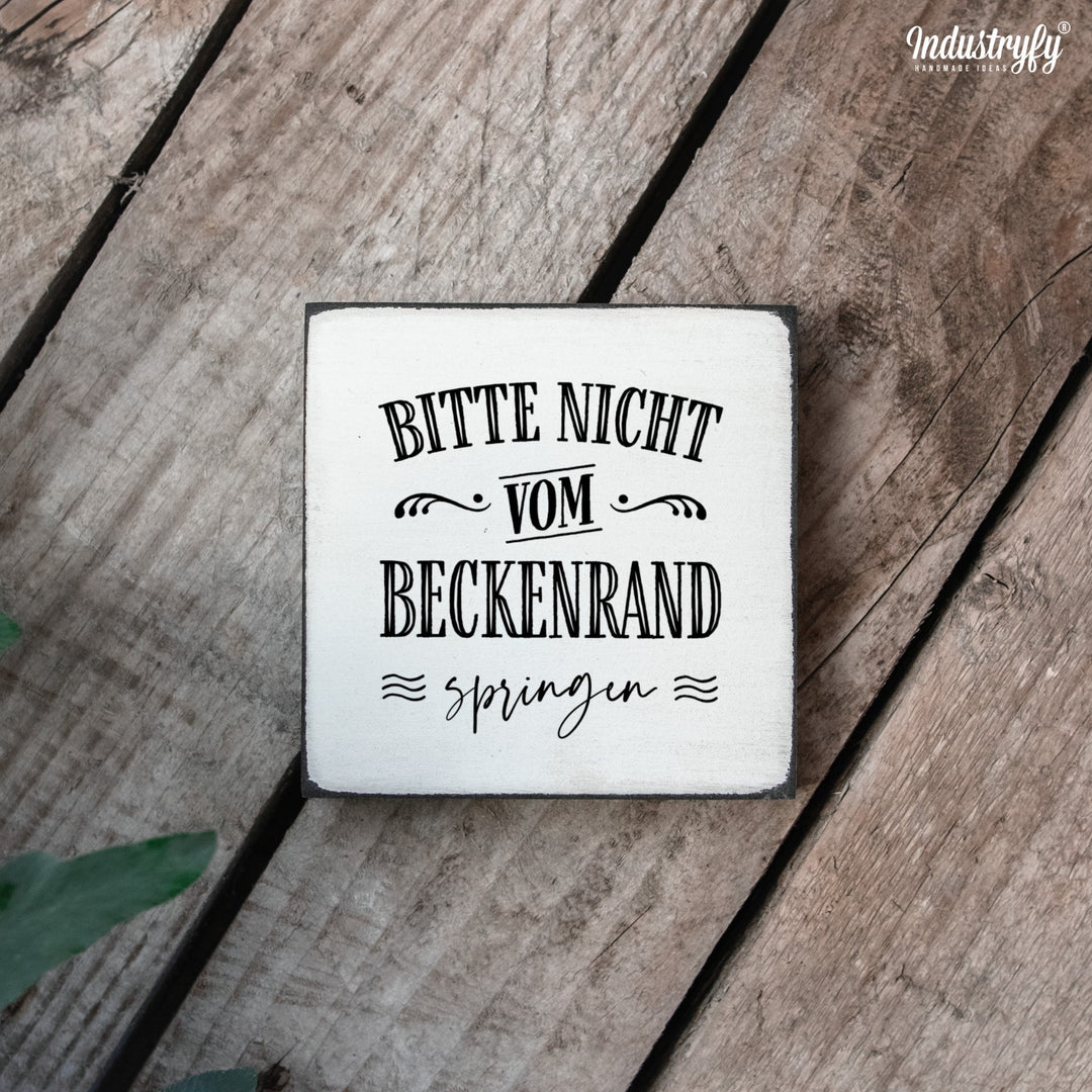 Miniblock | Bitte nicht vom Beckenrand springen