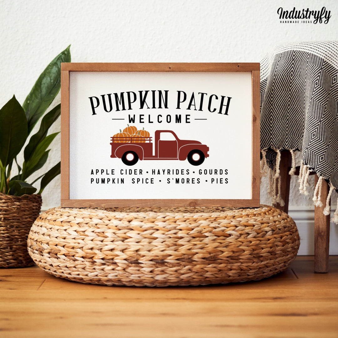 Landhaus Schild | Pumpkin Patch Truck