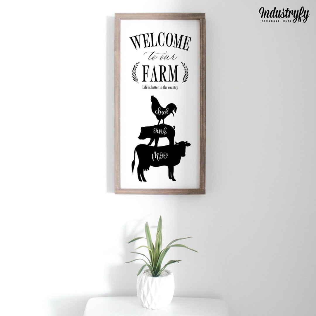 Landhaus Schild | Welcome to our farm No3