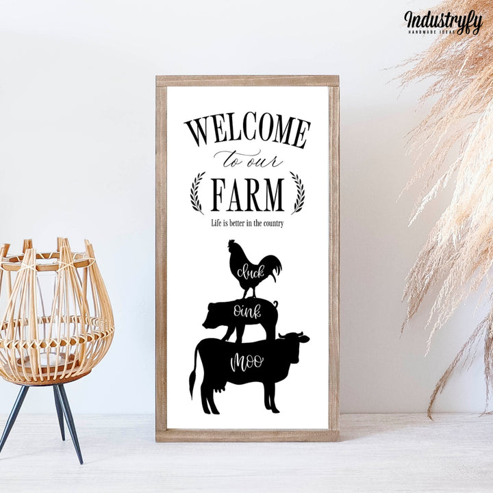 Landhaus Schild | Welcome to our farm No3