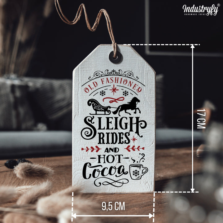 Hangtag | Old fashioned sleigh rides