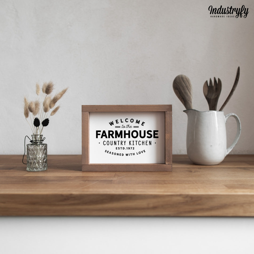 Landhaus Schild | Welcome to the Farmhouse Country Kitchen